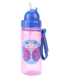 Garrafa squeeze infantil com canudo borboleta multicor | Skip Hop