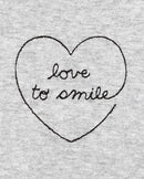 Kit body bebê 5 peças love to smile multicor | Carter's