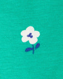 Macaquinho bebê com elástico floral verde | Carter's