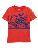 Camiseta infantil monster smash vermelha |