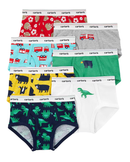 Kit Cueca Infantil 7 peças Multicolor Tam 2 a 8