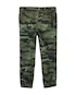 Calça de moletom infantil jogger camuflada verde |