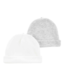 Kit touca bebê 2 peças branco |