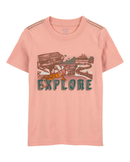 Camiseta infantil sunny days rosa |
